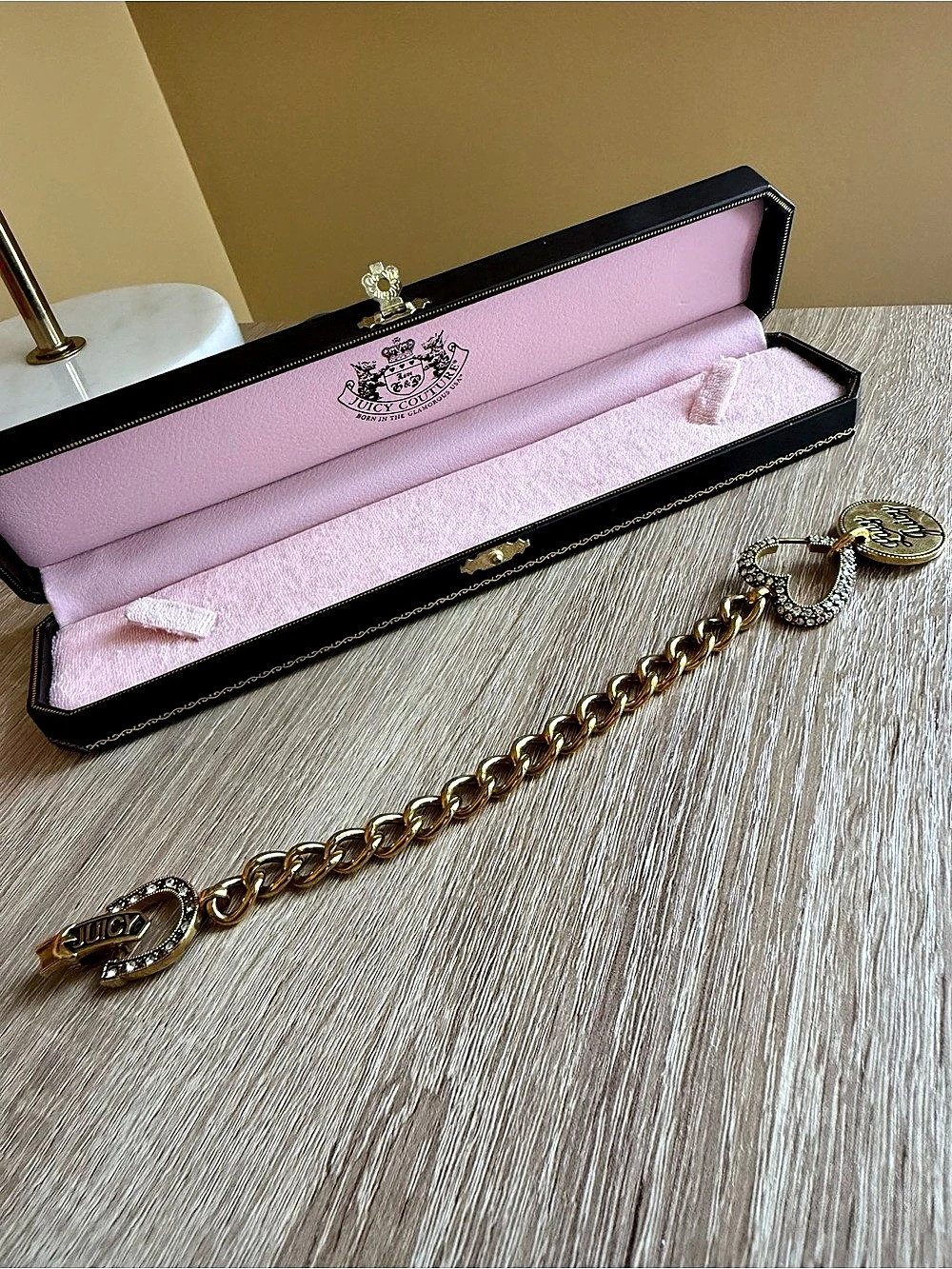 Juicy Couture Lady Juicy Love Couture Luck Charm Bracelet with Box